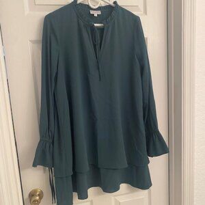 Sugarlips Long sleev Green Holiday Dress Size M